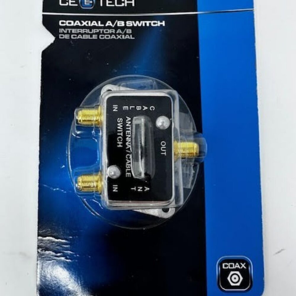 Coaxial A/B Slide Switch For TV ,CABLE NIB​